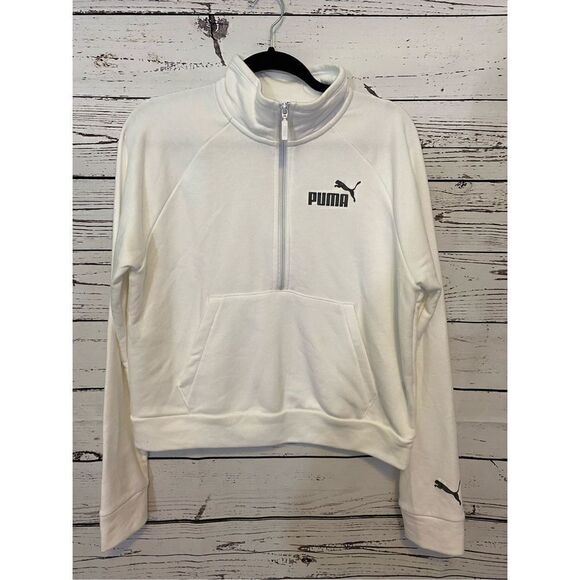 Puma Quarter Zip Pullover Size Medium - Picture 2 of 6